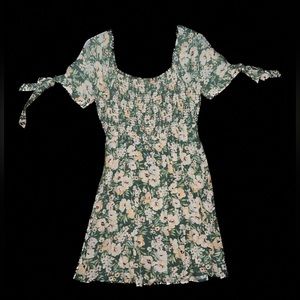Green Floral Dress